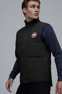 Chamarras Canada Goose Hombre México - Garson Chalecos Negros MJ4752061